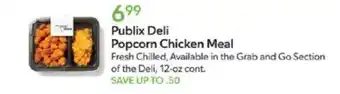 Publix Publix deli popcorn chicken meal offer