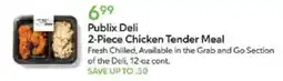 Publix Publix deli 2-piece chicken tender meal offer
