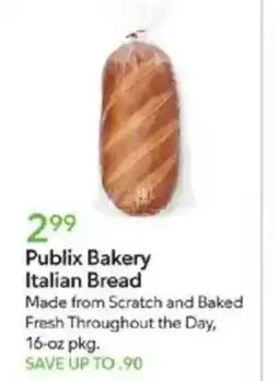 Publix Publix bakery italian bread offer