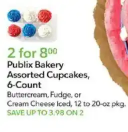 Publix Publix bakery assorted cupcakes 6 count offer