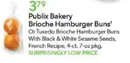 Publix Publix bakery brioche hamburger buns offer