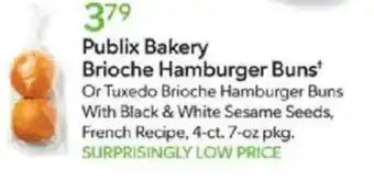 Publix Publix bakery brioche hamburger buns offer