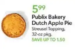 Publix Publix bakery dutch apple pie offer