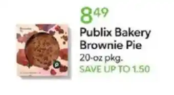 Publix Publix bakery brownie pie offer