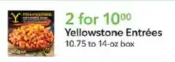 Publix Yellowstone entrées offer