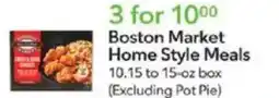 Publix Boston market home style meals offer