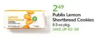 Publix Publix lemon shortbread cookies offer