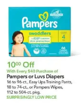 Publix Pampers or luvs diapers offer