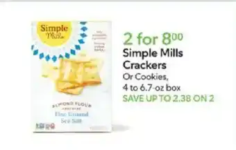 Publix Simple Mills Crackers offer