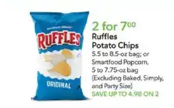 Publix Ruffles potato chips offer
