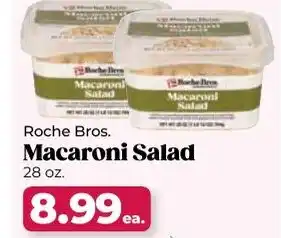 Roche Bros Macaroni salad offer