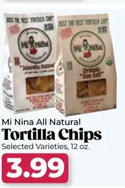 Roche Bros Tortilla chips offer