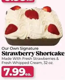 Roche Bros Strawberry shortcake offer