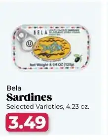 Roche Bros Bela sardines offer