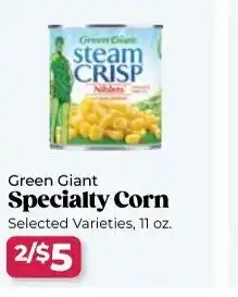 Roche Bros Green giant specialty corn offer