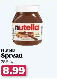 Roche Bros Nutella spread offer