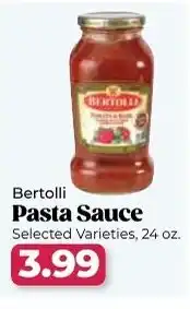 Roche Bros Bertolli pasta sauce offer