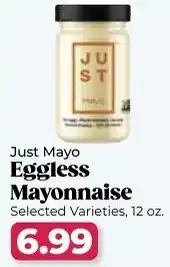Roche Bros Just mayo eggless mayonnaise offer