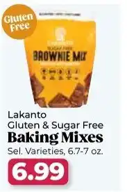 Roche Bros Lakanto Gluten & Sugar Free Baking Mixes offer
