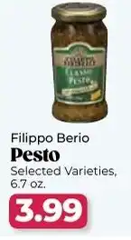 Roche Bros Filippo berio pesto offer