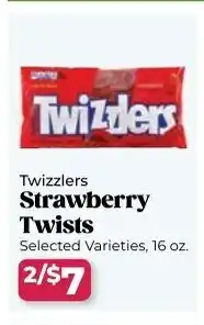 Roche Bros Twizzers strawberry twists offer