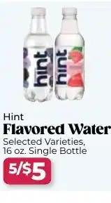 Roche Bros Hint flavored water offer