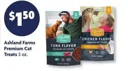 Family Dollar Ashland Farms Premium Cat Treats offer