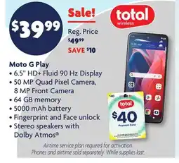 Family Dollar Moto G Play offer