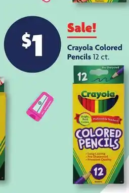 Family Dollar Crayola Colored Pencils offer