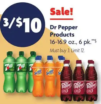 Family Dollar Dr Pepper Products offer