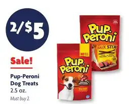 Family Dollar Pup-Peroni Dog Treats offer