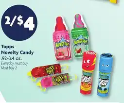 Family Dollar Topps Novelty Candy offer