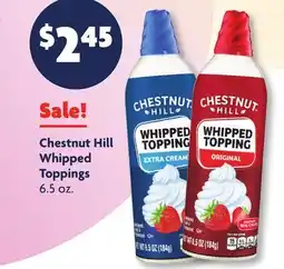 Family Dollar Chestnut Hill Whipped Toppings offer