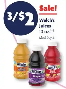 Family Dollar Welch's Juices offer