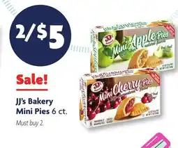 Family Dollar JJ's Bakery Mini Pies offer