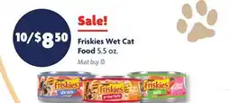 Family Dollar Friskies Wet Cat Food offer