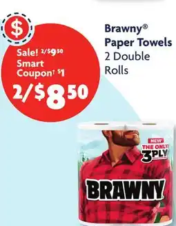 Family Dollar Brawny Paper Towels offer