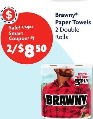 Family Dollar Brawny Paper Towels offer