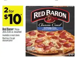 Dollar General Red Baron Pizza offer