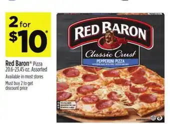 Dollar General Red Baron Pizza offer