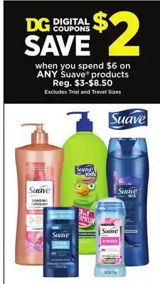 Dollar General ANY Suave products offer