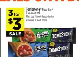 Dollar General Tombstone Pizza Stix offer