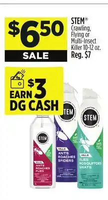 Dollar General STEM Crawling, Flying or Multi-Insect Killer offer