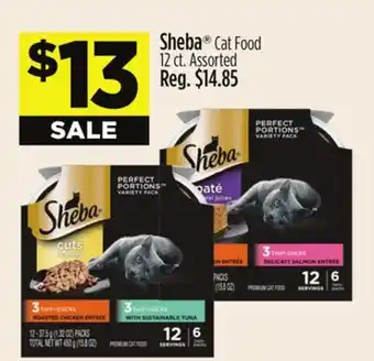 Dollar General Sheba Cat Food offer