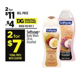 Dollar General Softsoap Body Wash offer