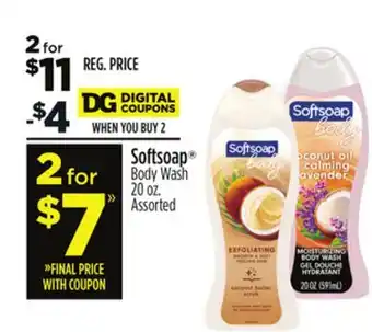 Dollar General Softsoap Body Wash offer