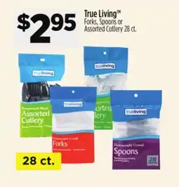 Dollar General True Living Forks, Spoons or Assorted Cutlery offer