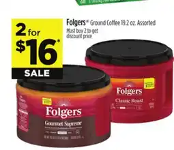 Dollar General Folgers Ground Coffee offer