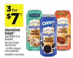 Dollar General International Delight Iced Coffee offer