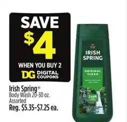 Dollar General Irish Spring Body Wash offer